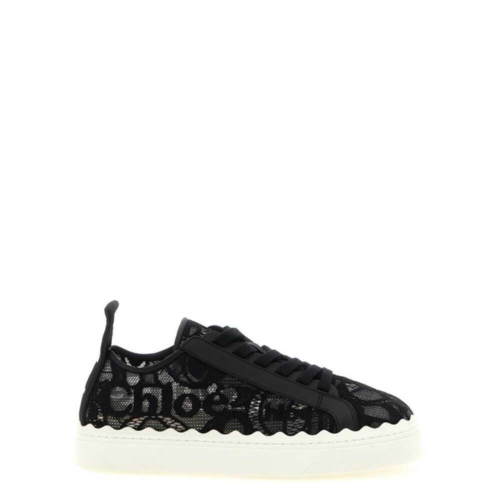 Chloé Black Polyamide Low Top Women's Sneakers